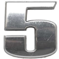 Sea Ray Boat Raised Number 5 Decal 34461-5 Chromax 1 1/4 x 1 3/8 by Sea Ray