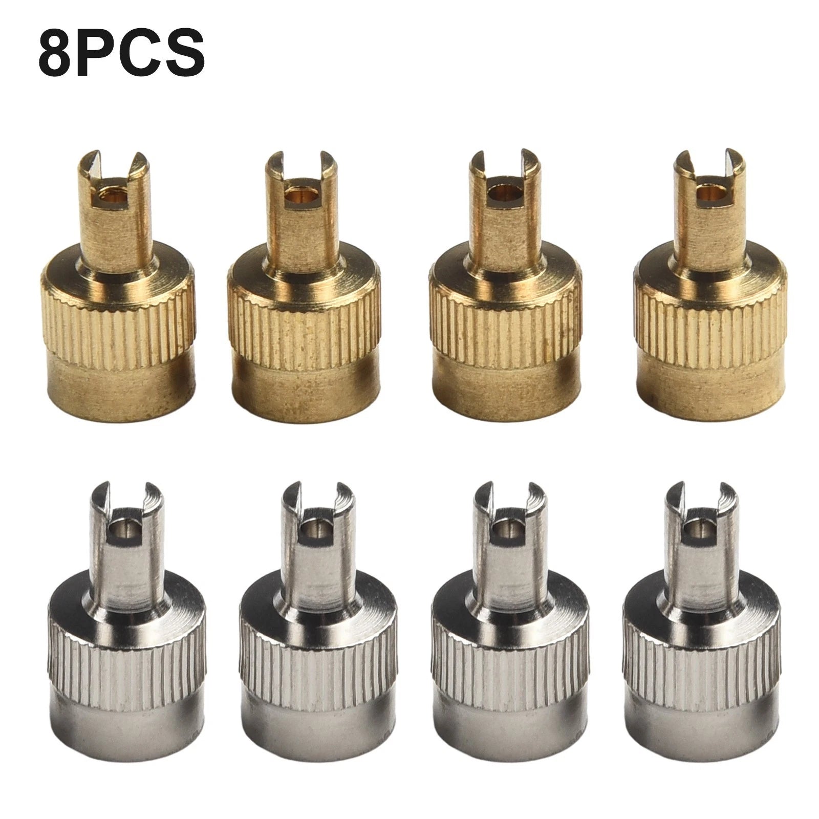 Protect Your Valuable Tires With This 8 Piece Car Valve Key And Cap