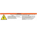 Skier's Choice Boat Warning Sticker Wakeboard Tower by Skier's Choice