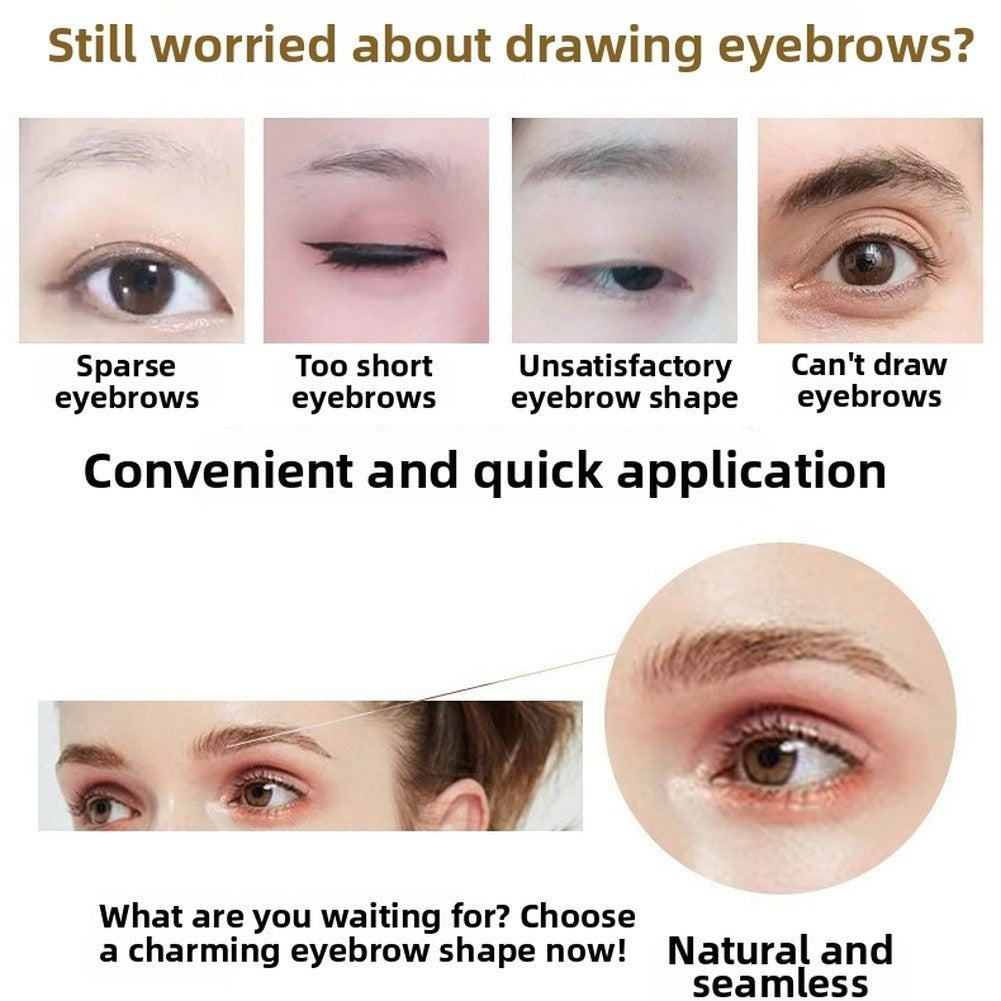 Eyebrow Pattern Stickers Waterproof