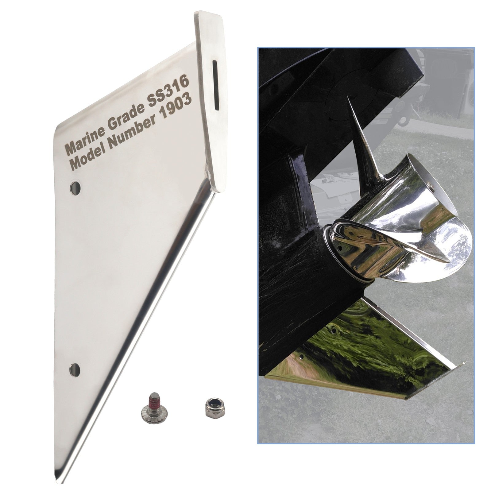 Skeg Guard Safe-Skeg Protector Mercury & Mariner by Mercury & Mariner