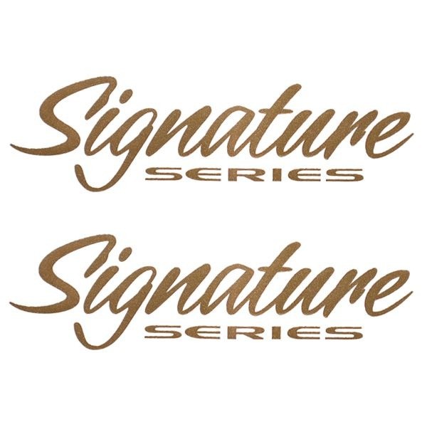Sun Tracker Boat Signature Decals Gold by Sun Tracker