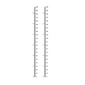 PVC Height Ruler Wall Sticker 2PCS