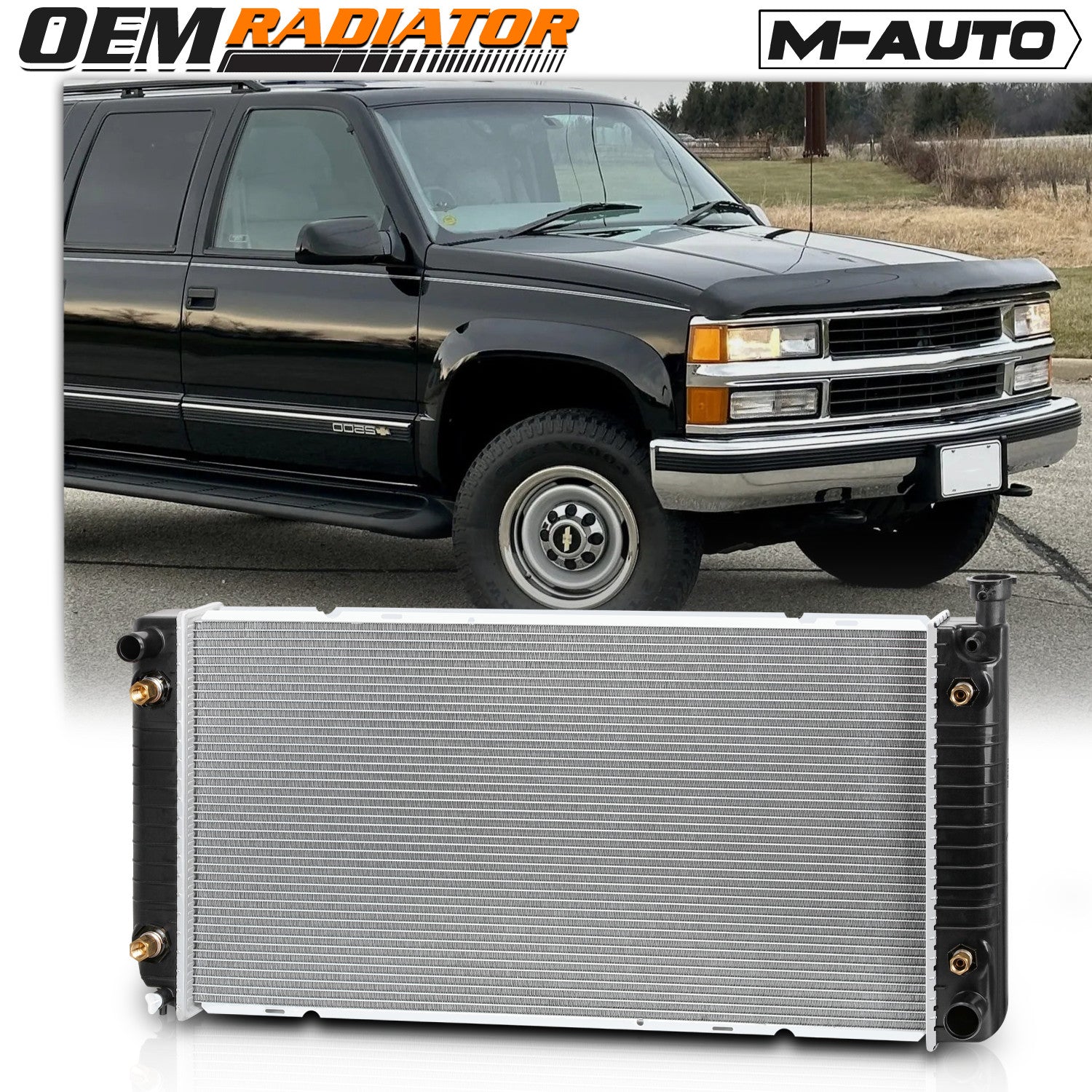 Aluminum Radiator Replacement for 92-00 Chevy
