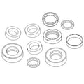 164183a1 Boom Cylinder Seal Kit Fits Case 9030b