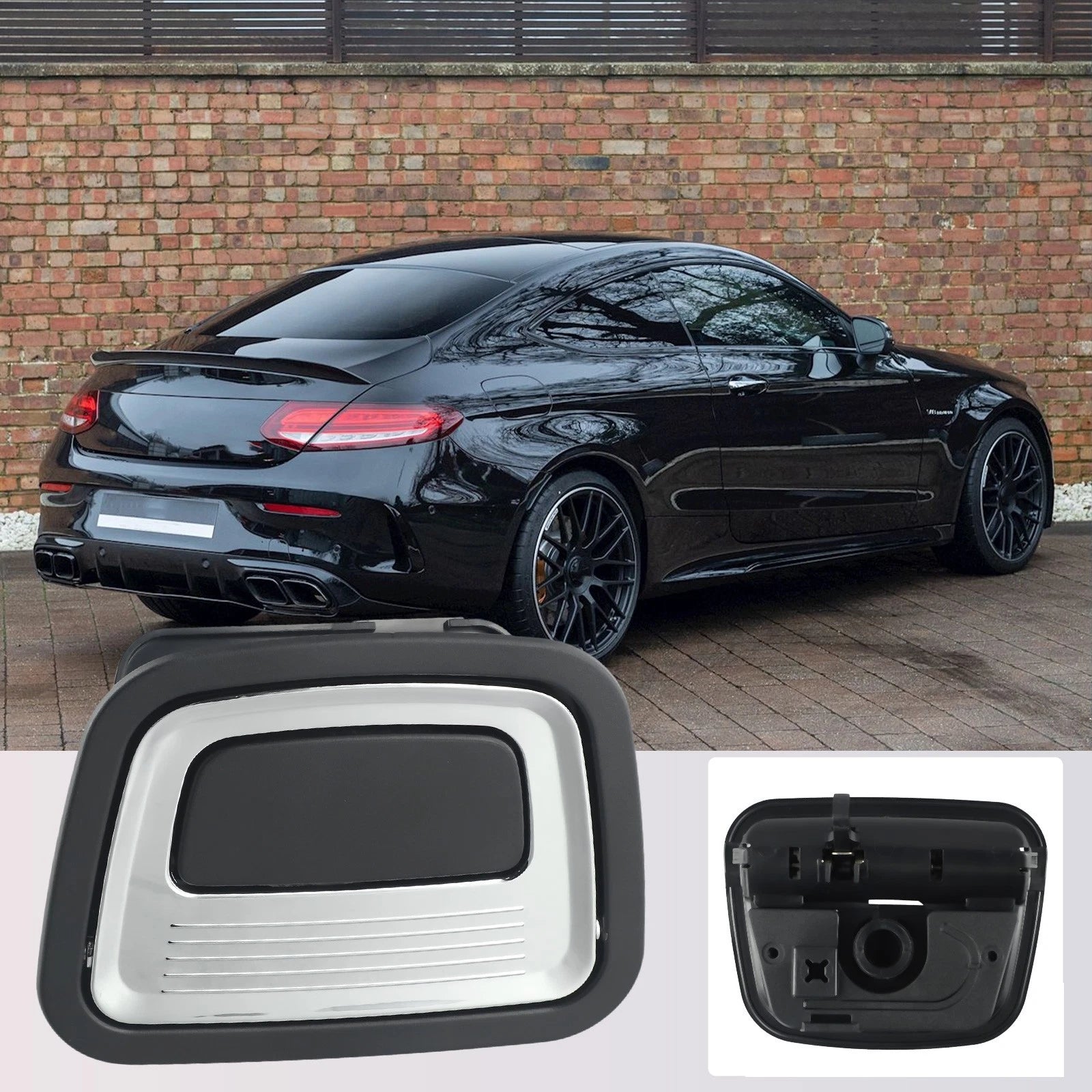 Handle Trim Trunk Floor Cover Rear 0996800284 Black Car Accessories
