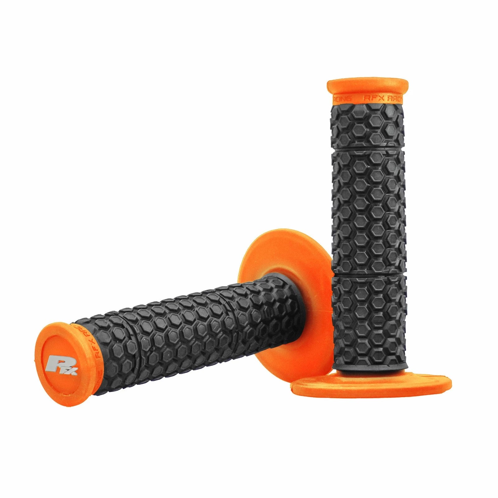 Rfx Nanotube Grip Orange With Black Center For Offroad Motorcycles