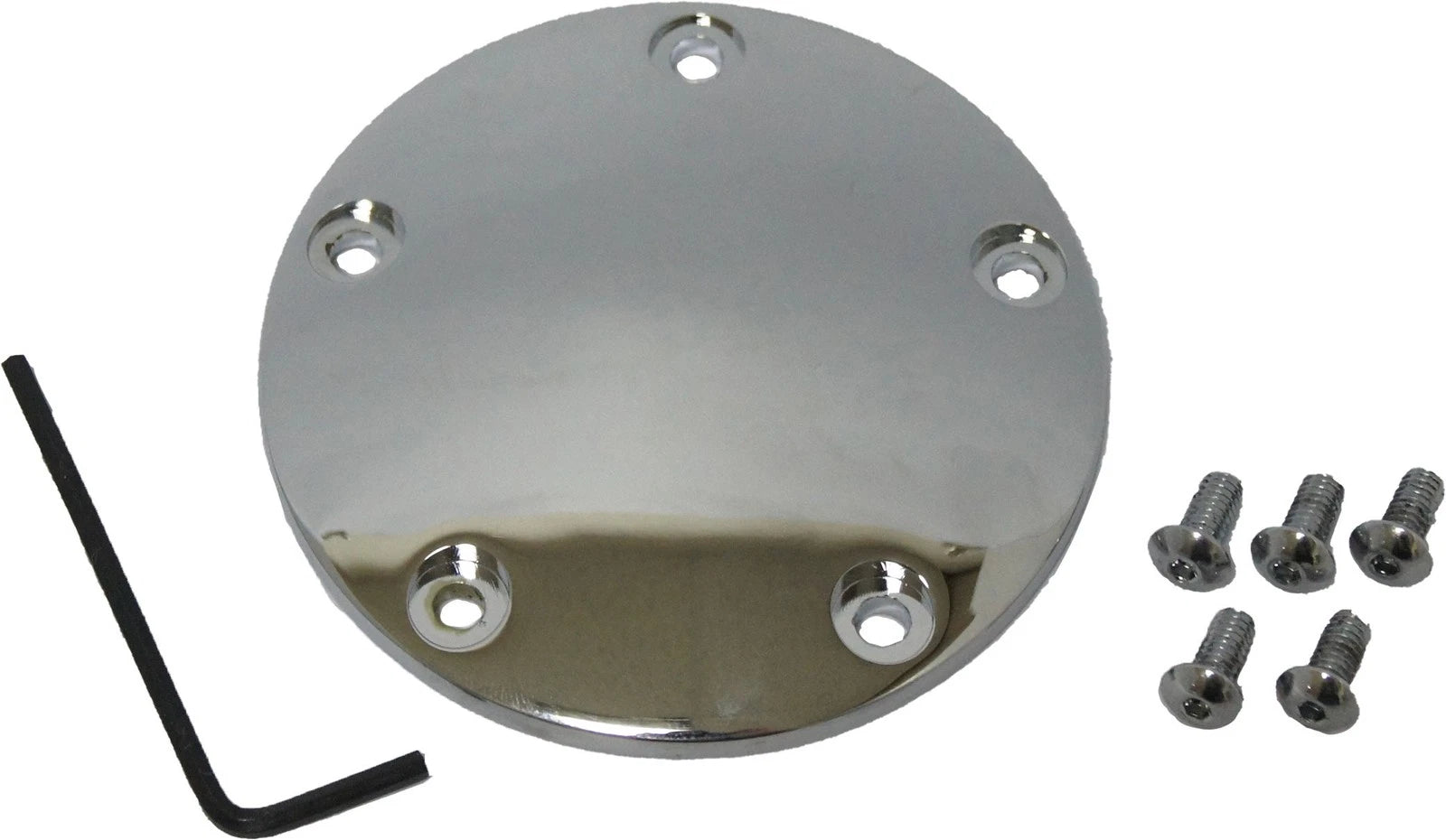 Harddrive Point Cover Chrome 37-035 For Harley-davidso<wbr/>n V-twin
