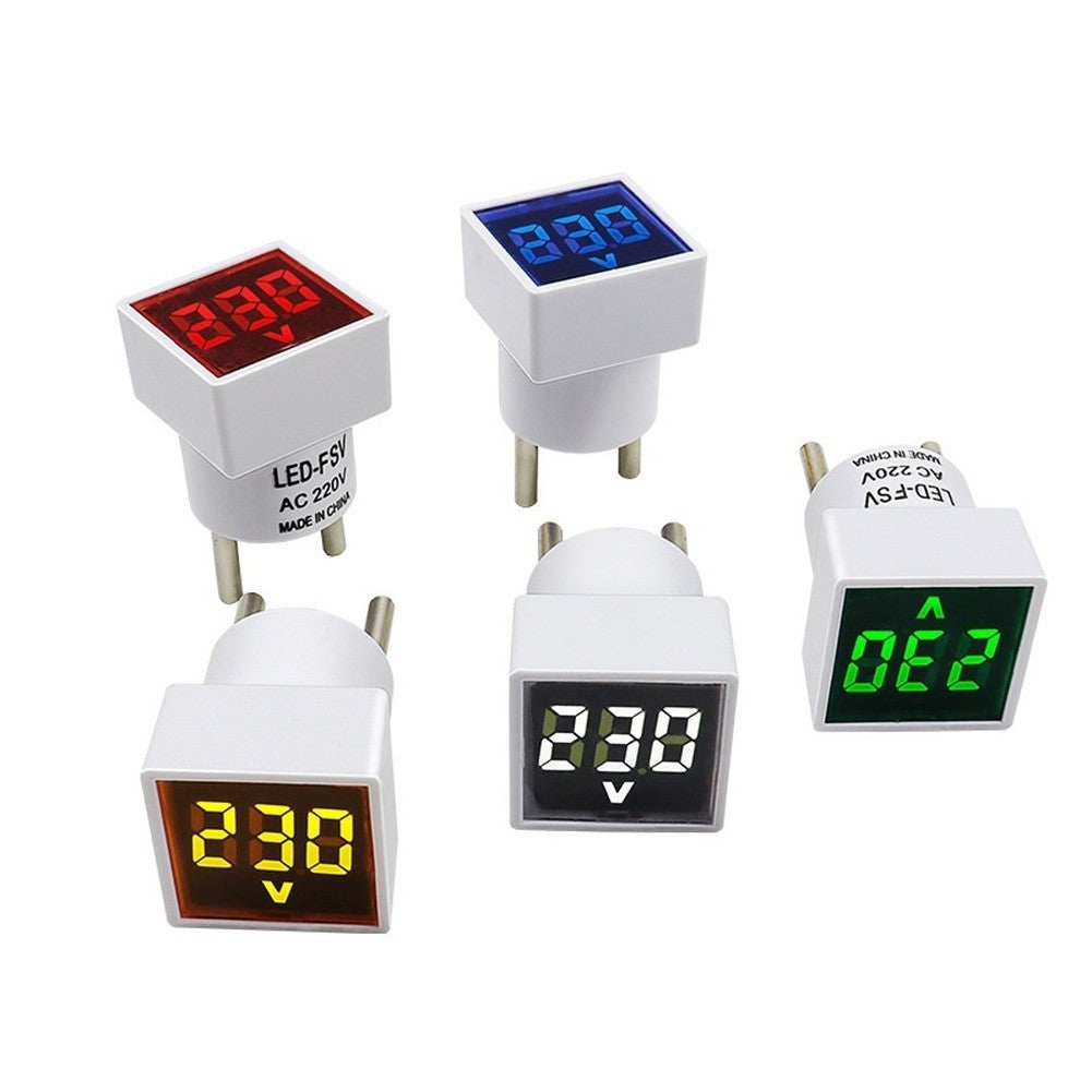AC Voltmeter with Clear LED Display by Unknown