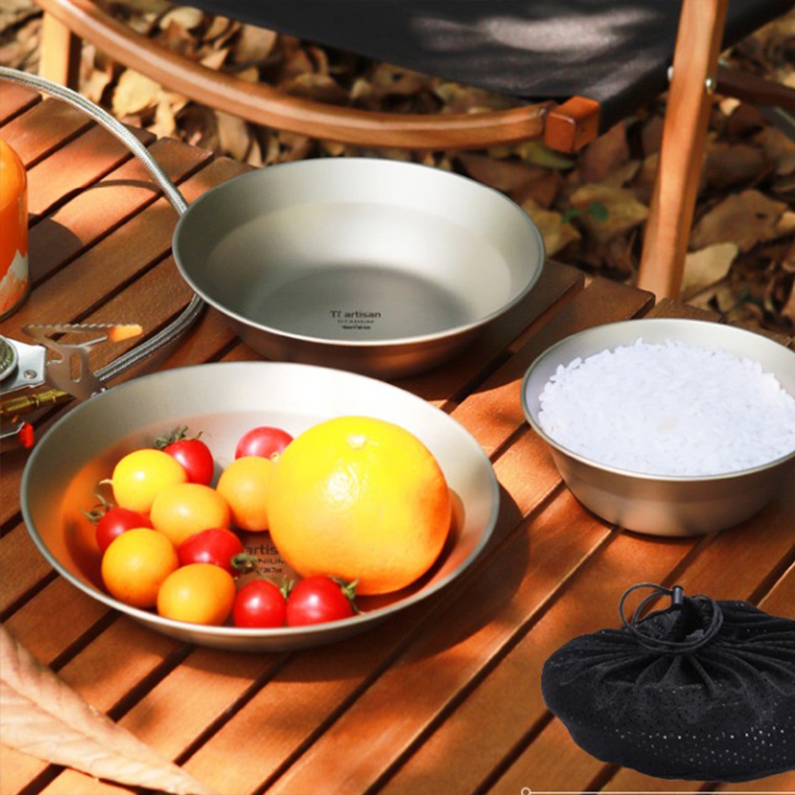 Storage Sack Jackted Pot Bowls Lightweight