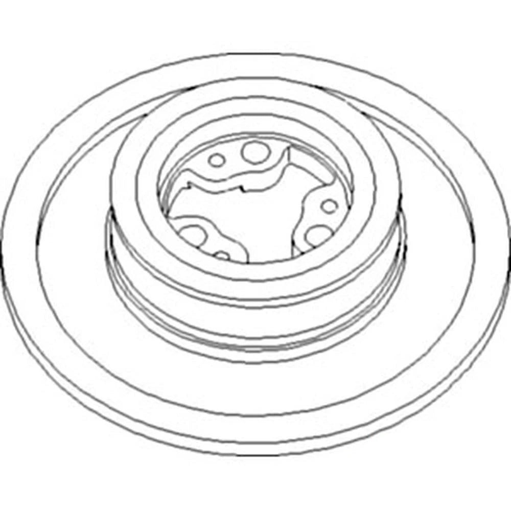 H161051 Sheave, Inner; Fan Driver, Std. Speed