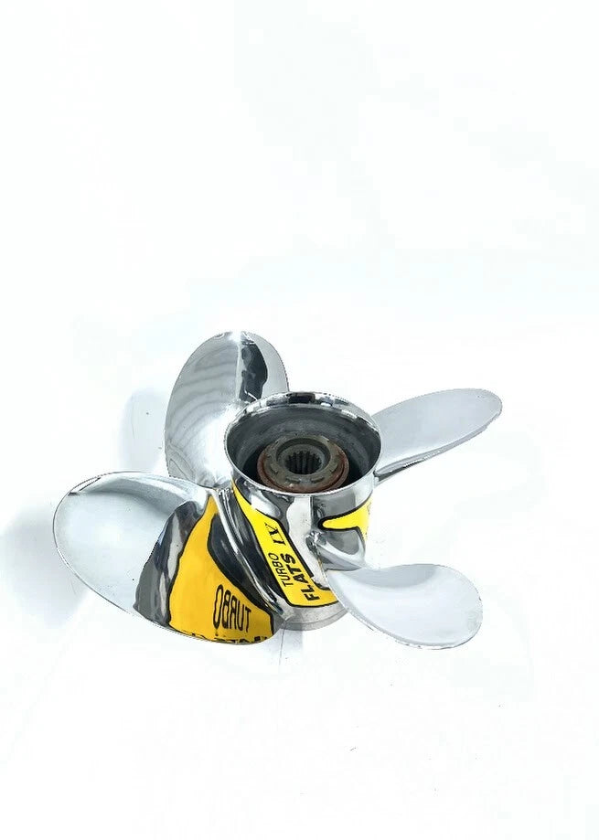 Honda Marine 4 X M13 1/4 X 15 Lh, Stainless Steel Propeller, ( Minor