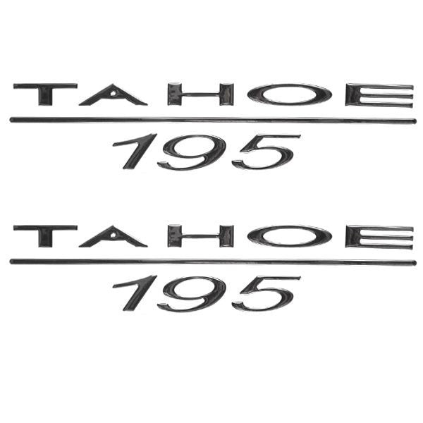 Logo Decals Tahoe 195 Model Silver by Tahoe