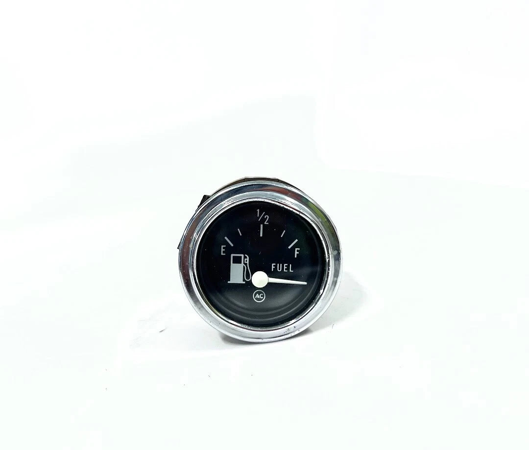 Nos 6432376, Fuel Gauge, 2 1/4in Face, Stainless Steel Bezel, Oem