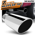 Chrome Slant Exhaust Pipe - 15"