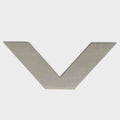 Letter V Emblem Carver 6 x 2 3/4 Inch by Carver