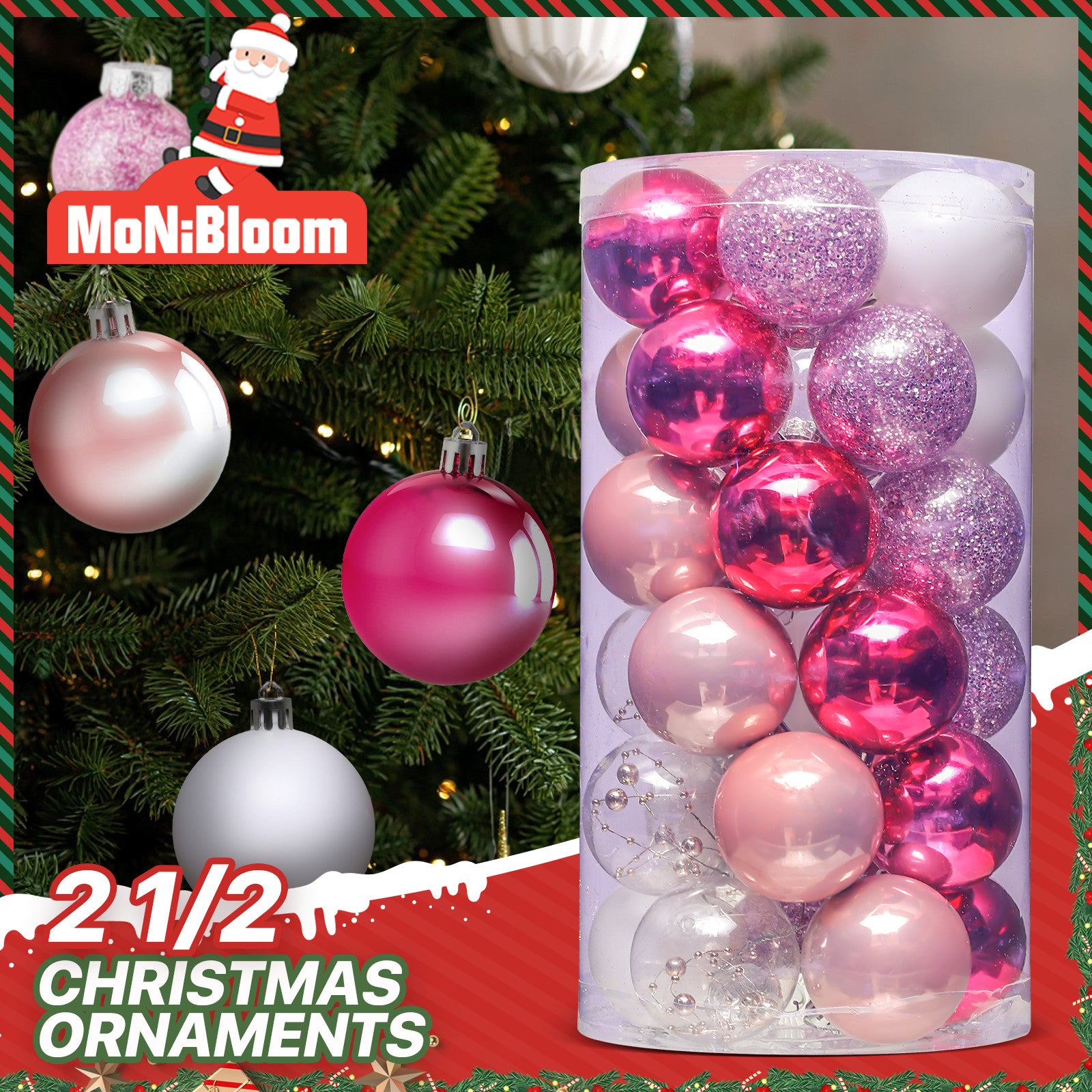 Christmas Ornaments Balls for Tree Decor