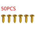 Gold Electric Guitar Bass Pickguard Screws For Fender Strat/tele I