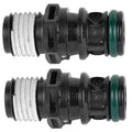 Universal Sprayless Connector Male Hose 5/16" to 3/8" for Attwood