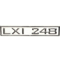 Larson Boat Raised Decal 2007 LXI 248 by Larson