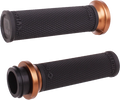 Odi Rufian Grips Tbw 1 Inch Black/bronze For V-twin Motorcycles