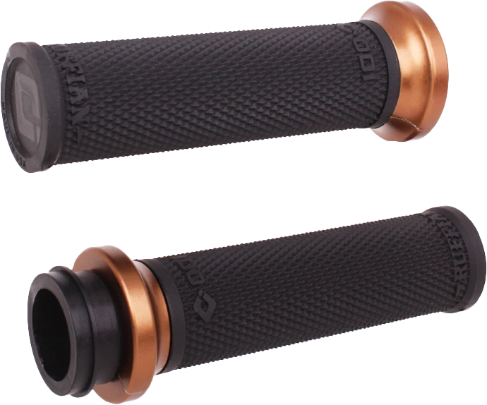 Odi Rufian Grips Tbw 1 Inch Black/bronze For V-twin Motorcycles