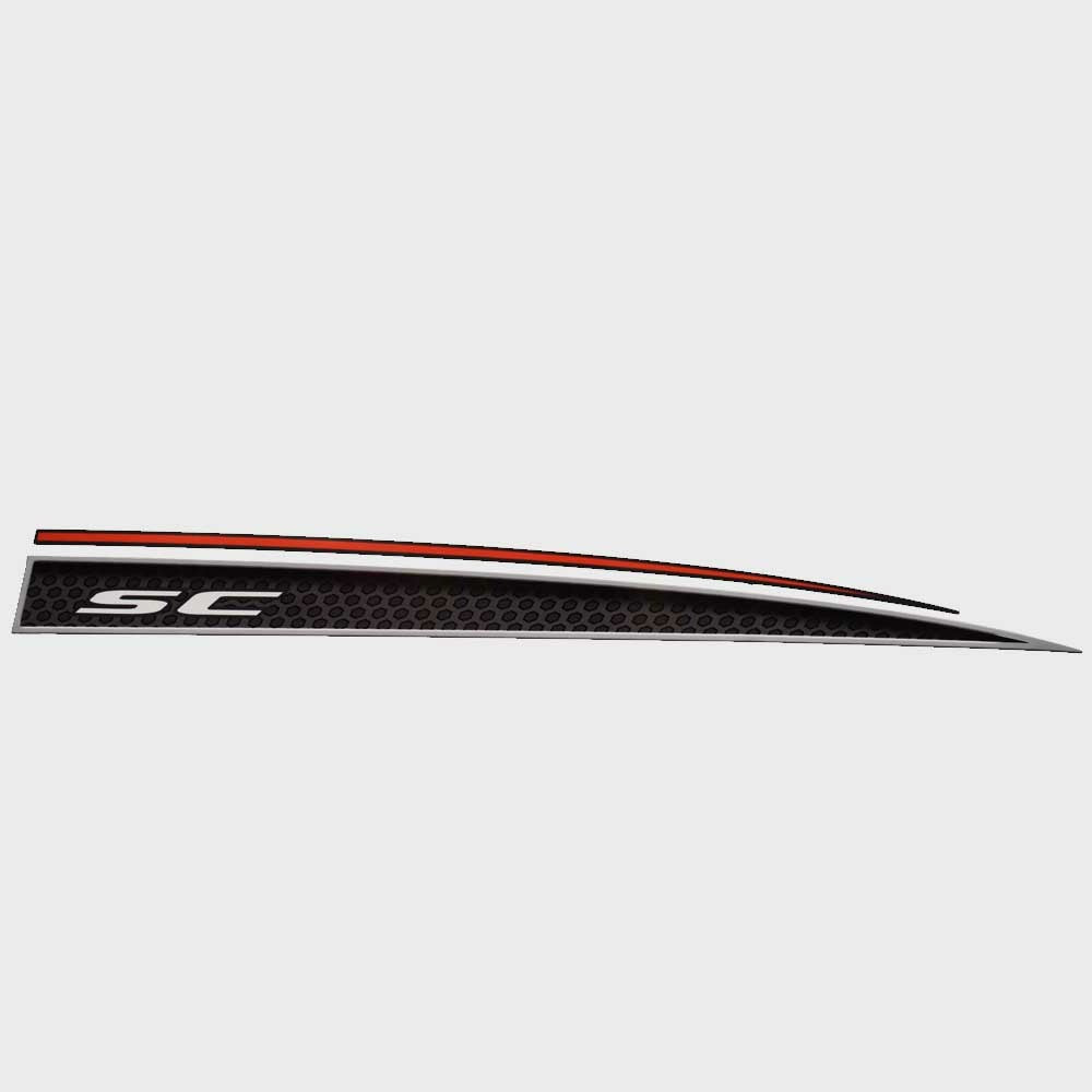 Tracker Boat Model Decal SC Black Red 24 1/2 Inch by Tracker