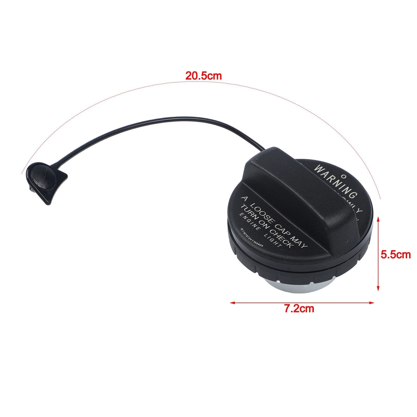 Black Replacement Fuel Cap Compatible With For Mazda Models From 13 19
