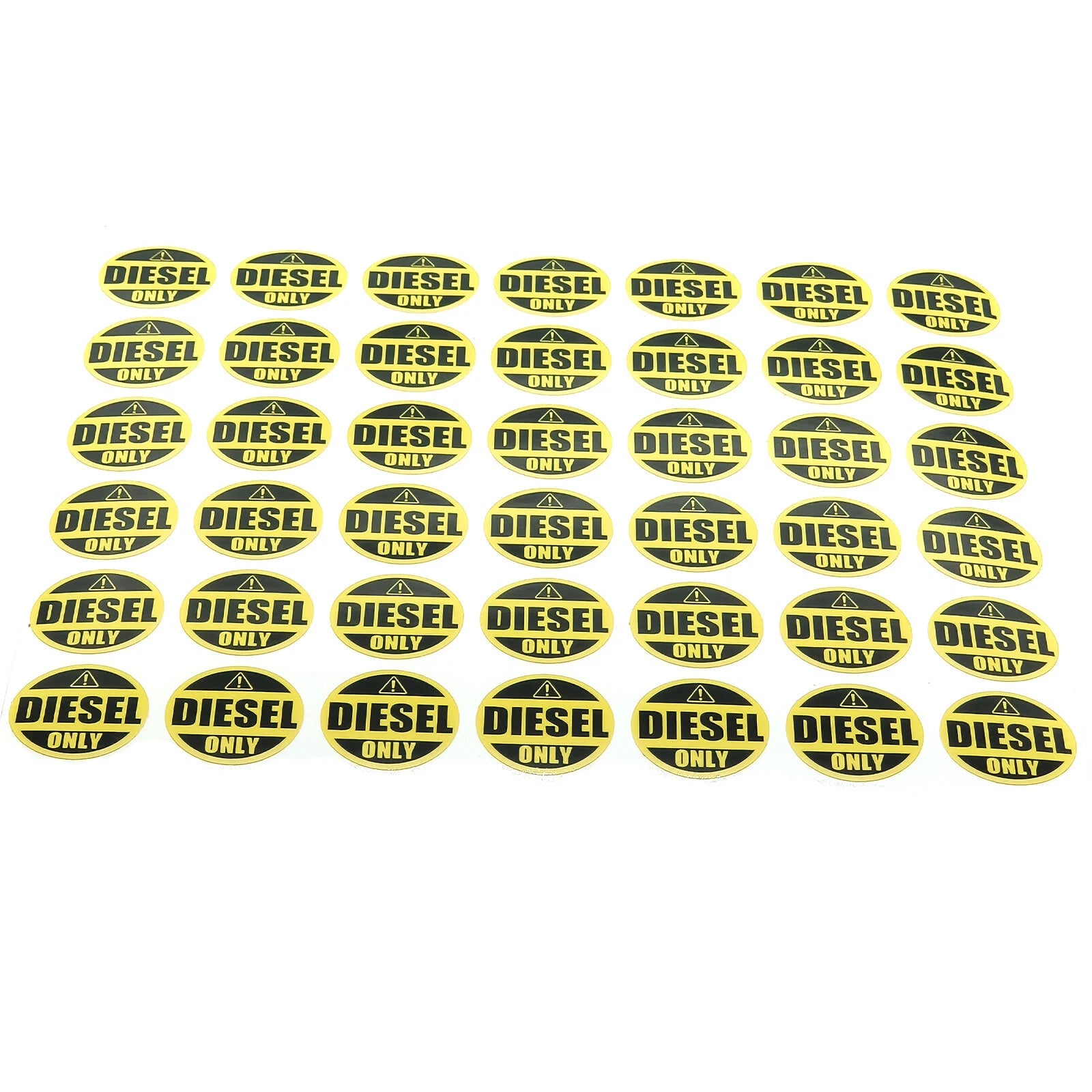 Diesel Only Round Sticker – Truck Label Tank