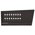 Four Winns Boat Blank Switch Panel Black Aluminum by Four Winns