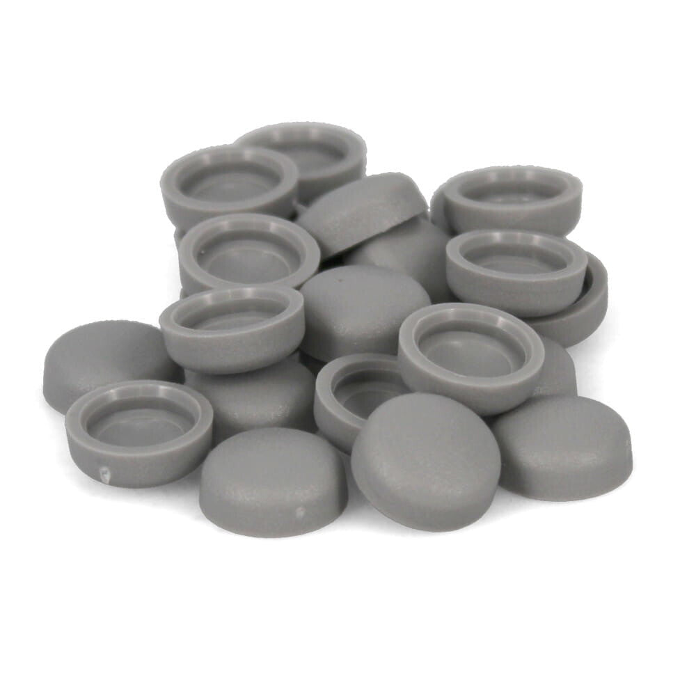 Lund Boat Snap Caps 5/8 x 1/4 Inch Gray by Lund