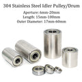 304 Stainless Steel Roller Plastic Bearing