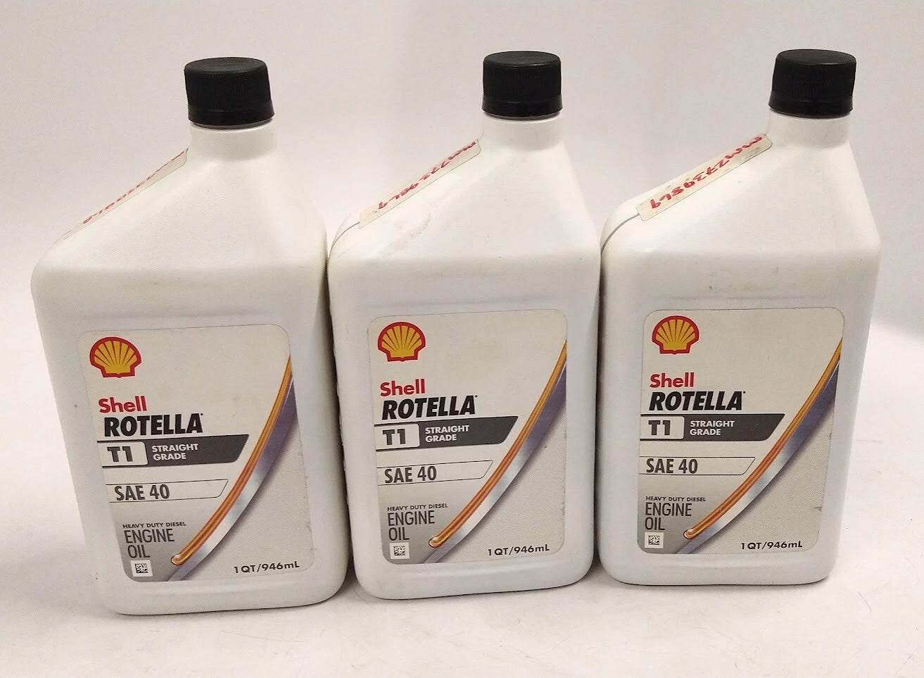 Shell Rotella T1 Straight Grade Sae 40 Engine Oil - 1 Quart ( 3 Pack )