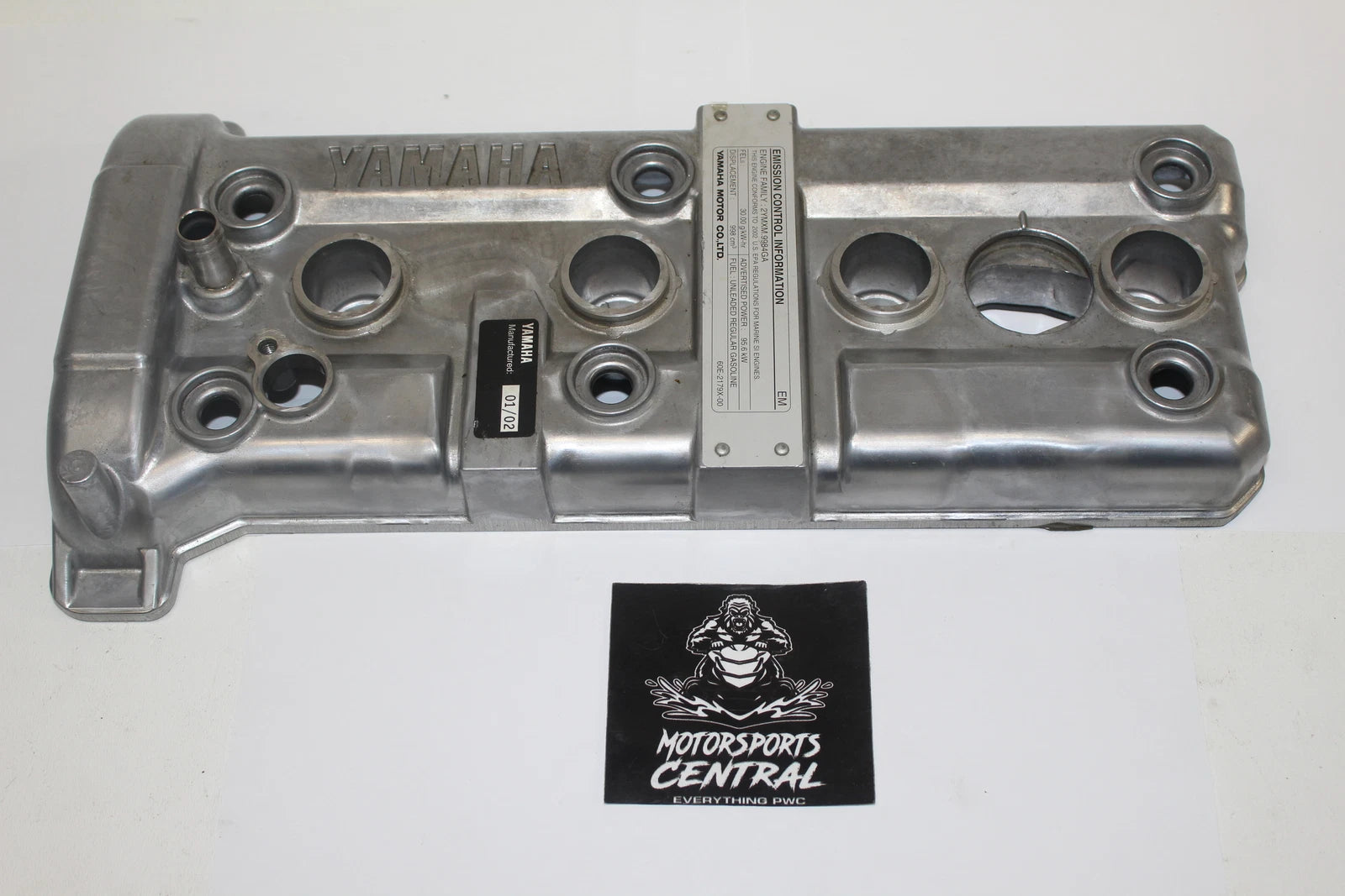 Minty Fresh Yamaha Fx140 Cruiser Engine Cylinder Head Top Cover Valve