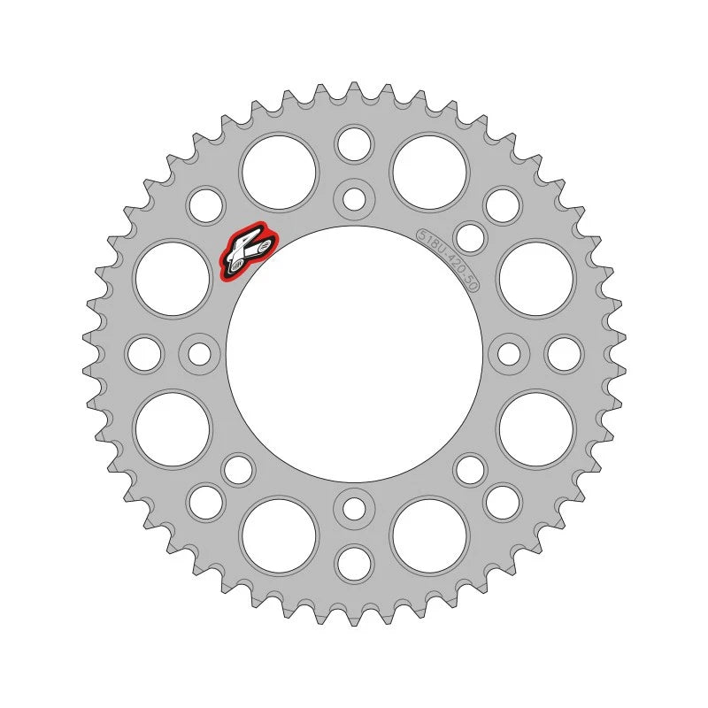 Renthal 2025 Ktm 65 Rear Chain Wheel - Silver 420-46gp Teeth