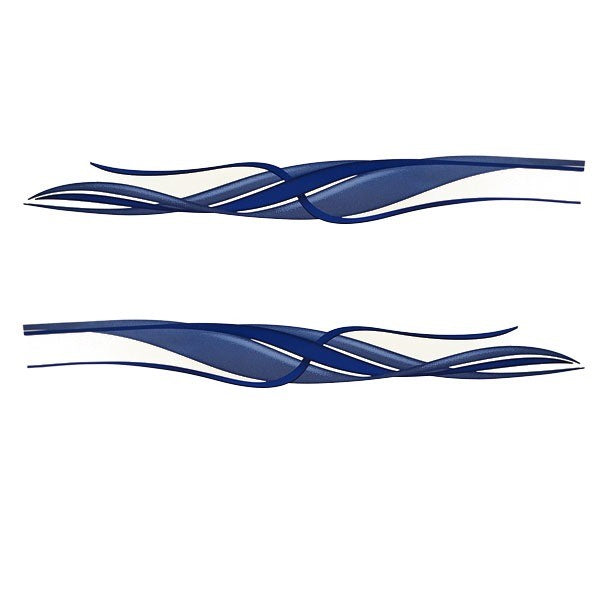 Lund Boat Cowling Graphic Decals 93570001 Blue Stickers by Lund