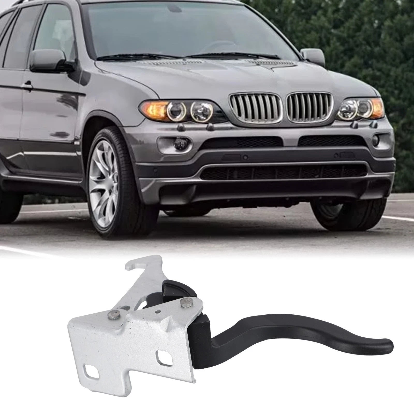For E53 2000 2006 Hood Safety Catch Guaranteed Durability Easy To Use