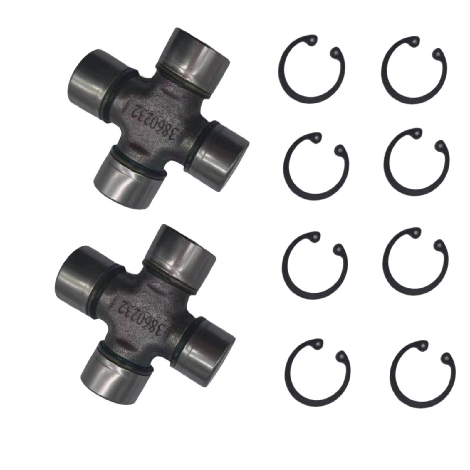 2x U-joint Assembly For Mercruiser Volvo 865496a01, 3860232, 865511t,