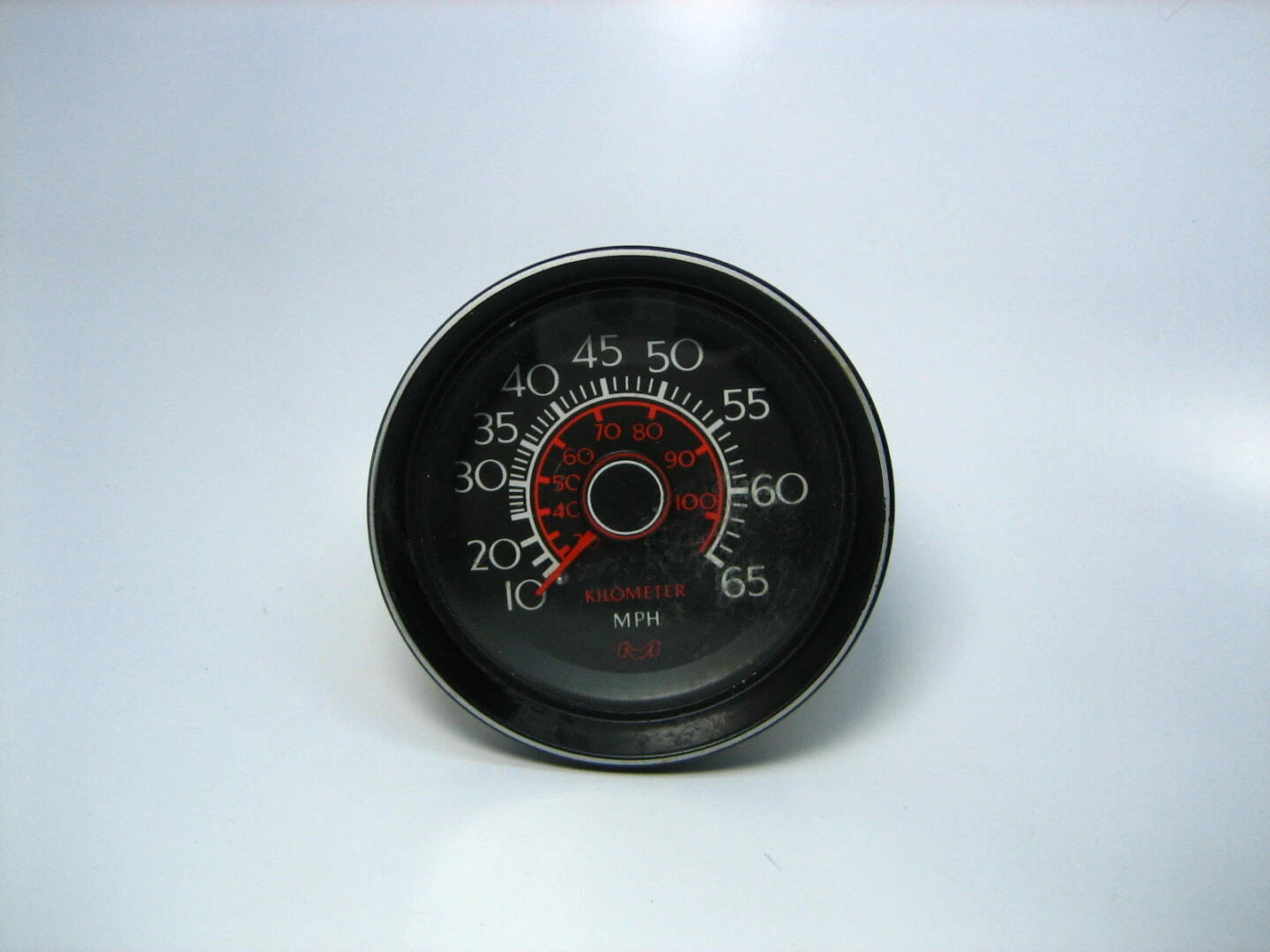 Medallion 3-3/4" Black 0-65 Mph Speedometer Gauge + | Hook & Hull Co
