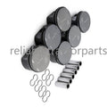 6x Pistons & Rings Set For Bmw E46 E53 E85 Z3 X5 Z4 M54 E39 E83 X3