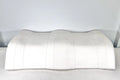 Invincible Boats, White Leaning Post / Cushion, 46in X 22in, Plain,