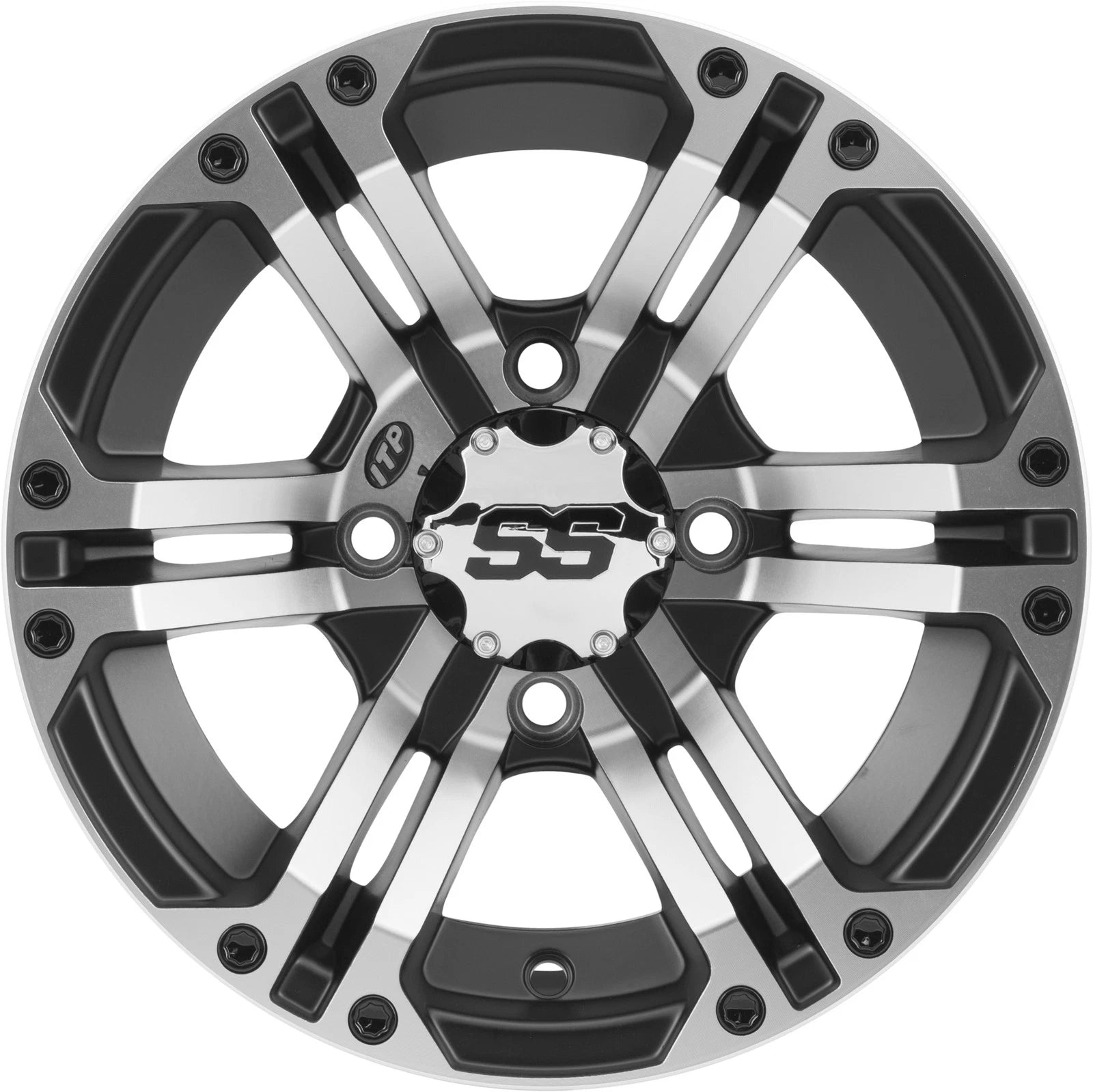 Itp Ss212 Mac Atv/utv Wheels 12x7 4/137 5+2 Fit Kawasaki Teryx