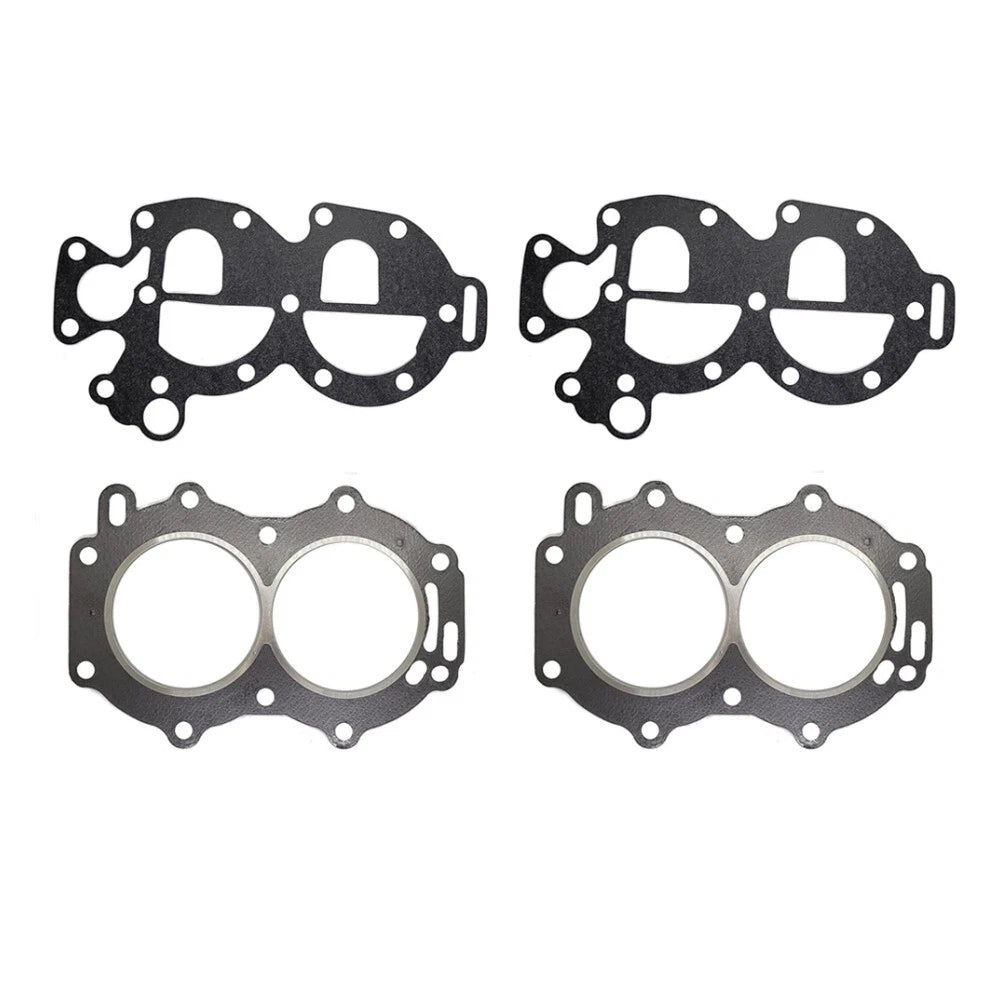 2sets Evinrude Johnson 20 Hp-35 Hp 1979 Thru Head &Amp; Cover Gasket