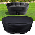 Oval Stock Tank Cover 210D Oxford Fabric