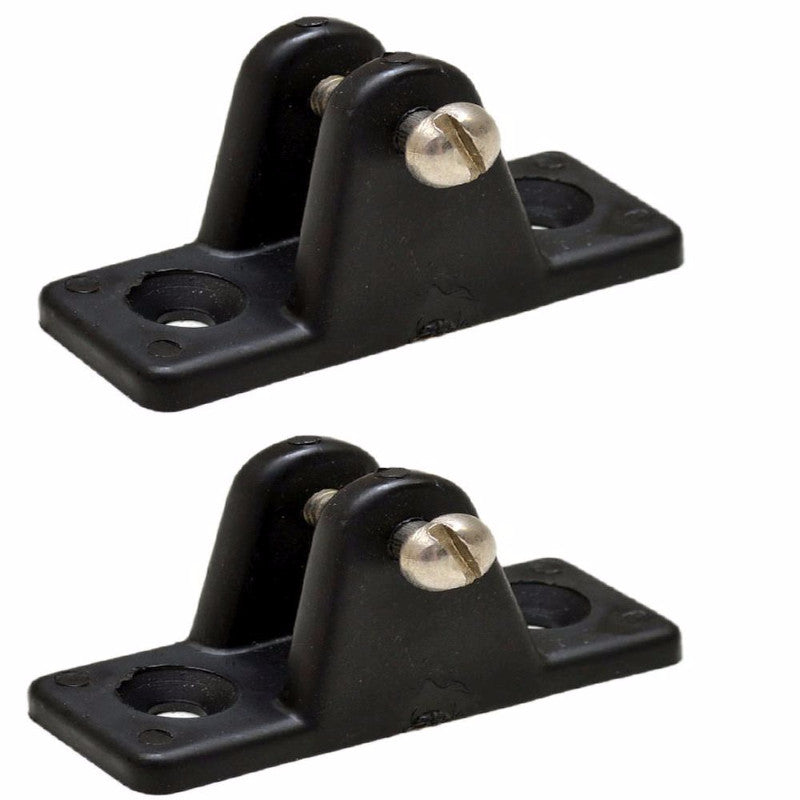 Attwood Boat Bimini Deck Hinge Mount (Pair) by Attwood