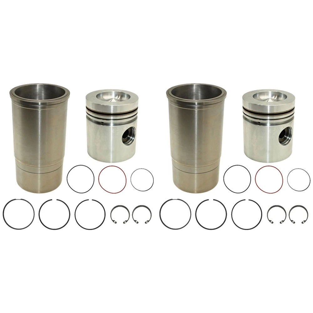 (2) Early Piston Liner Kits 4.250" Bore Fits John Deere Tractors