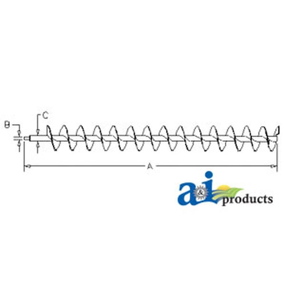 1347499c2 Auger, Unloading 172" 1-piece