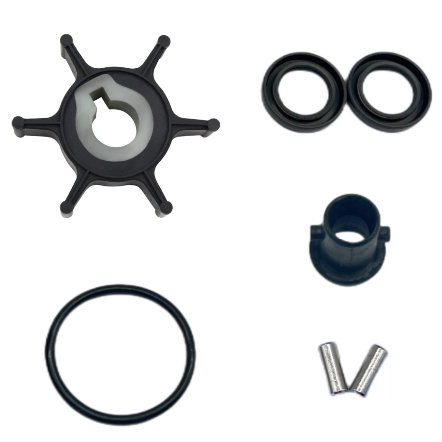Yamaha Outboard 2hp 2 Stroke Motor Water Pump Impeller Repair Kit 646-44352-01Op
