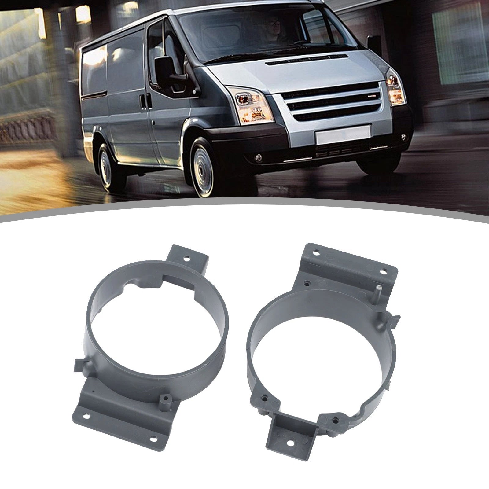 1 Pair Replacement Car Fog Light Covers Fog Lamp Shades Fits Transit