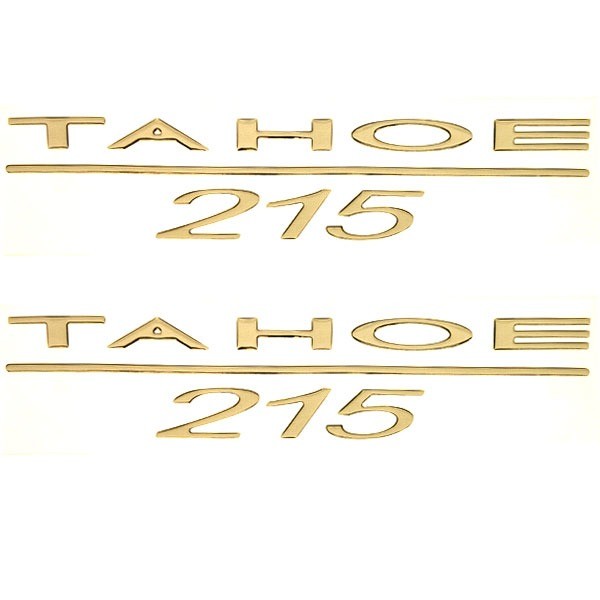 Tahoe Boat Raised Emblem Decal 138689 | 215 Logo Stickers (Pair)Opens 